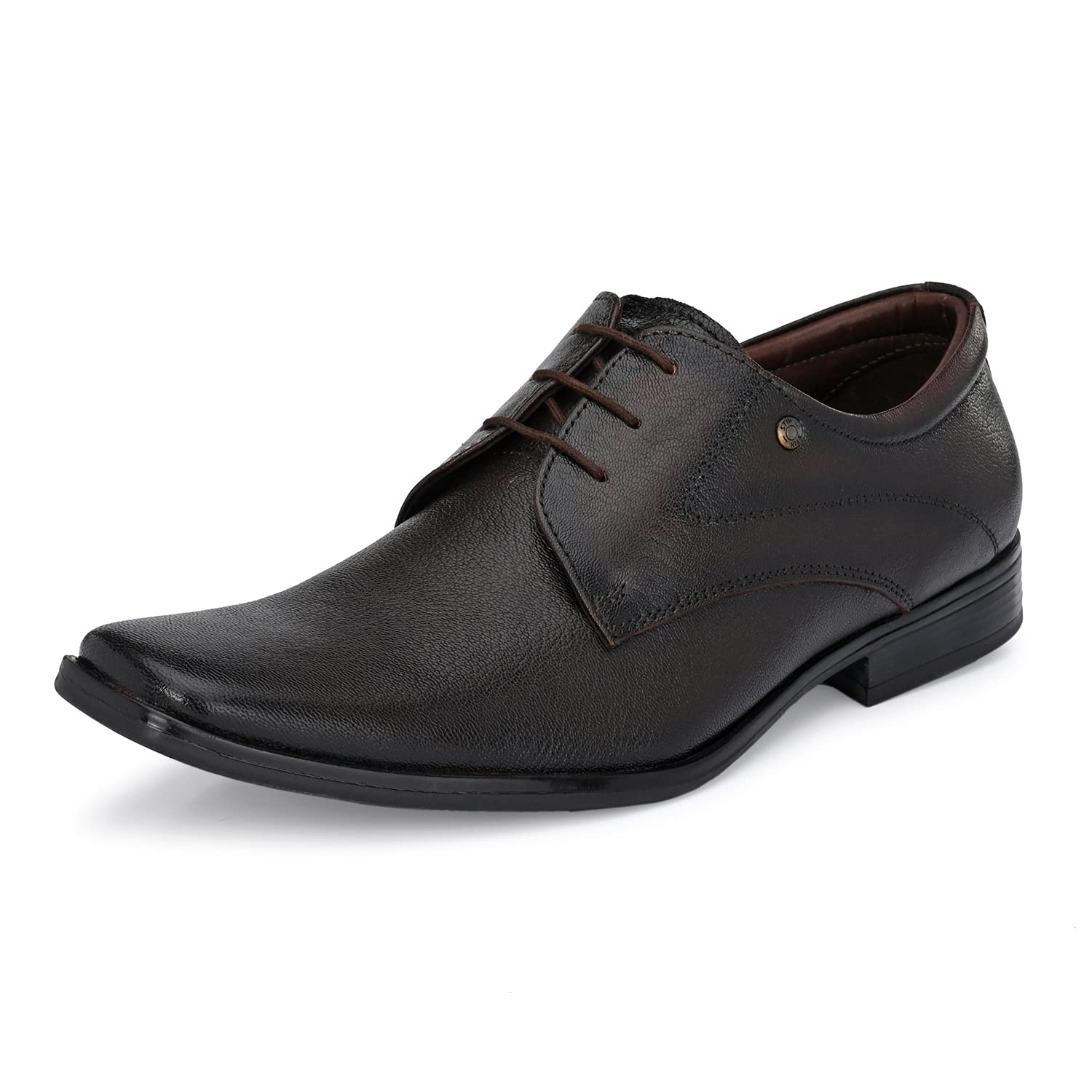 HITZ Totone Leather Office Wear Shoes for Men Brown (B094NR6TQC) Amazon Price History, Amazon Price Tracker
