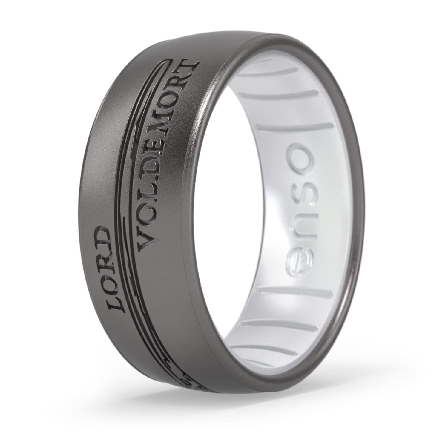 Enso Rings Harry Potter Wand Collection - Comfortable and Flexible Silicone Rings - Lord Voldemort - 8