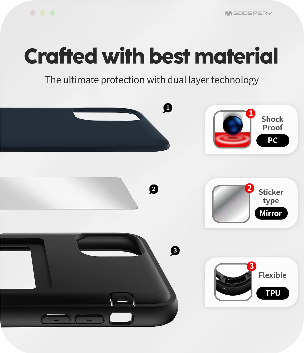 Amazon.co.jp: Goospery iPhone 11 Pro Max ケース 背面 カード 収納