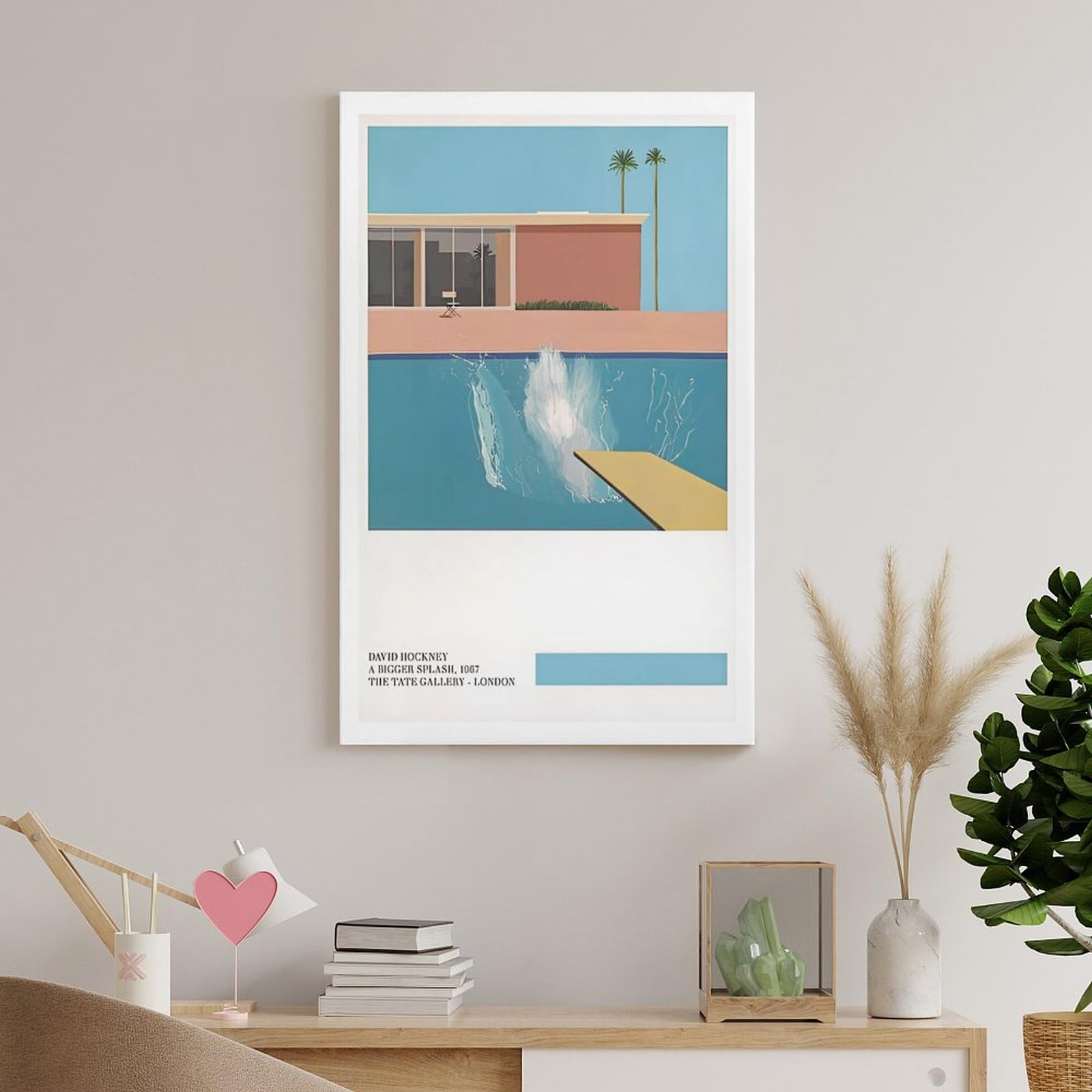 デヴィッド・ホックニー プリント作品「A Bigger Splash」 David Hockney 