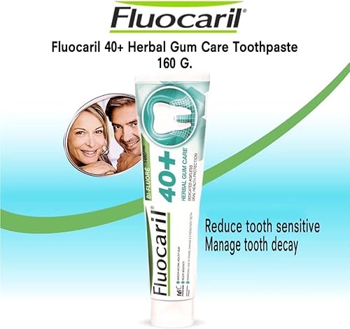Miniatura 3 de Fluocaril 40+ Herbal Gum Care Dedicated Ageless Health Protection 5.64oz.