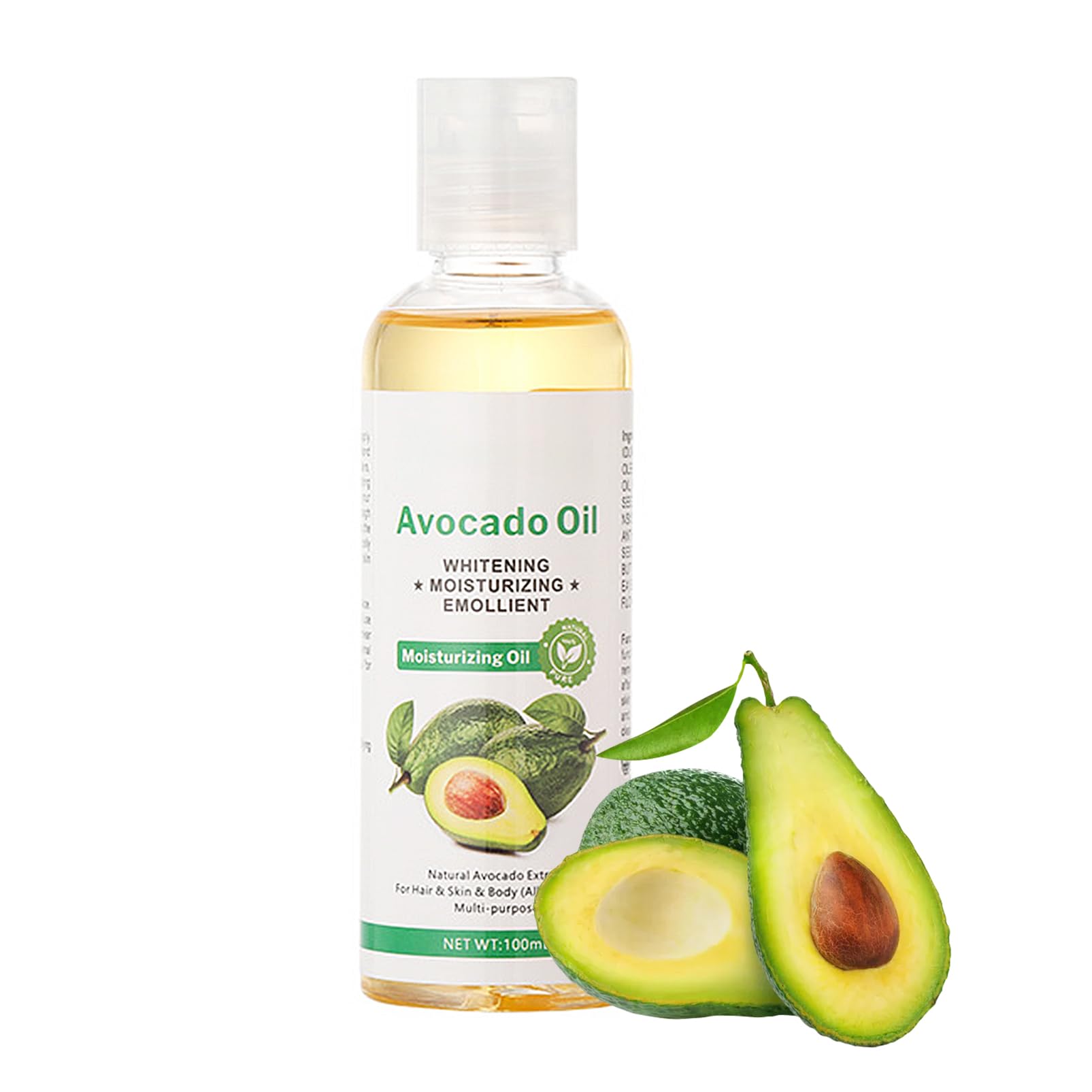 Avocado Oil - Best Natural Body Oil for Skin - Massage Oils for Bath Massage - Improving Dry Skin - Cleansing Whitening Moisturizing Avocado Oil for Skin