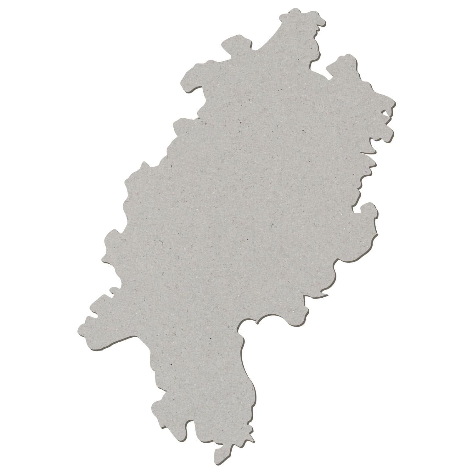 Pappe Zuschnitt Hessen - Größe 5-50cm, einzeln oder im Pack mit 10, 25, 50 und 100 Stück erhältlich. Zum Basteln und Bemalen., Pack mit:25 Stück, Höhe:37cm hoch