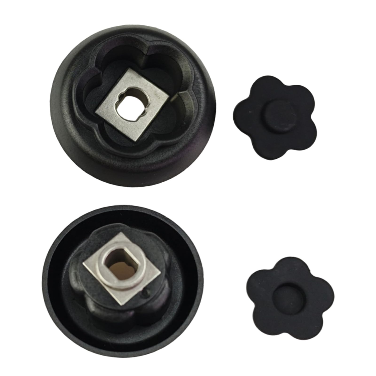 Buxuaaaa 2 Pack Gear Coupling Guide Mushroom Head Coupler Mixer Base Connecting Gear Coupling Professional Food Processing Component Professional Kitchen Appliances