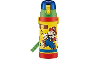 Skater SDPV5-A Children's Super Mario Stainless Steel 3D Water Bottle