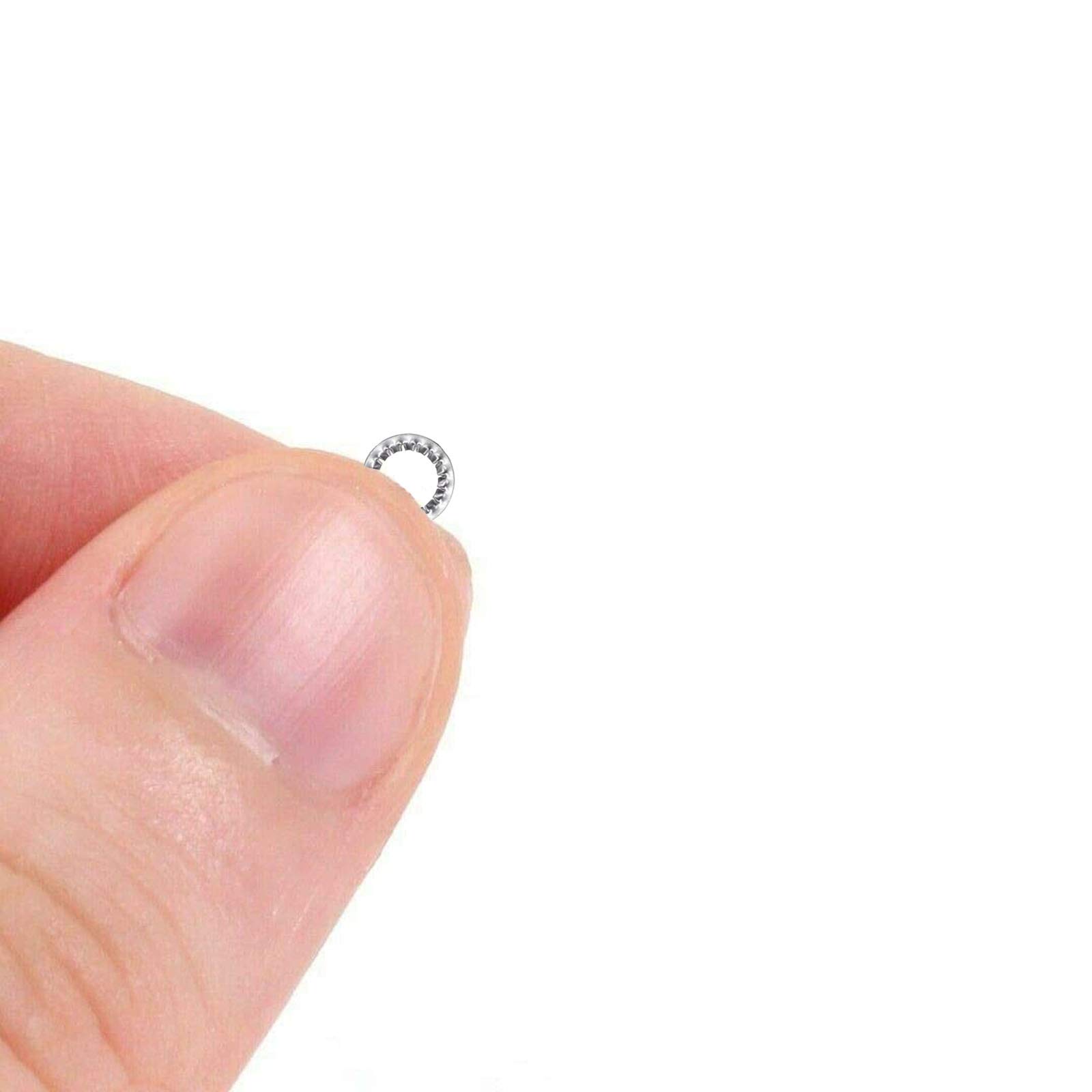 Amazon.co.jp: M4 304ワッシャー ステンレススチール 歯 スターロック