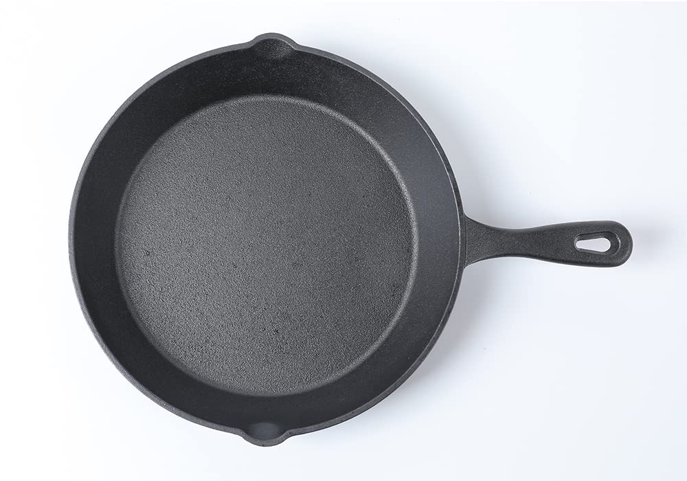 HAWOK Cast Iron Skillet 10 inch Cast Iron Pan for Frying Cooking Baking On Induction Electric Gas and in Oven HAWOK Cast Iron Skillet 10 inch Cast Iron Pan for Frying Cooking Baking On Induction Electric Gas and in Oven