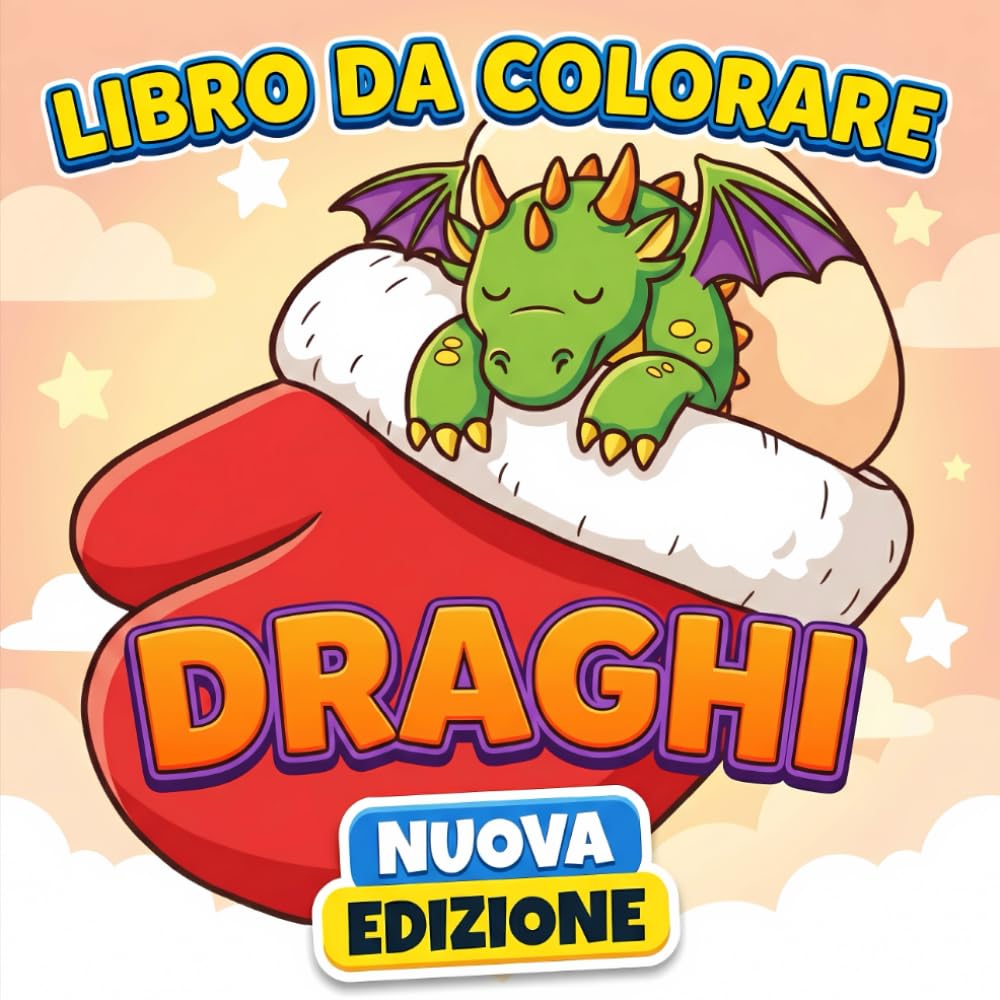 Libro da Colorare Draghi: Più Di 50 Illustrazioni Fantastiche E Magiche Per Ragazzi Dai 6 Ai 12 Anni - Ideale Per Stimolare La Creatività