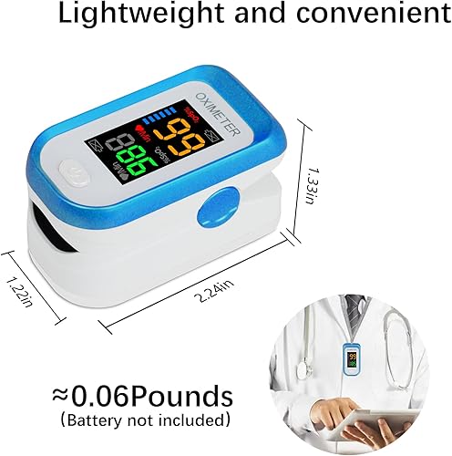 Miniatura 4 de Qxygen monitor fingertip, monitor de frecuencia cardíaca de pantalla LED grande, oxímetro de pulso de la yema del dedo, para entusiastas de los