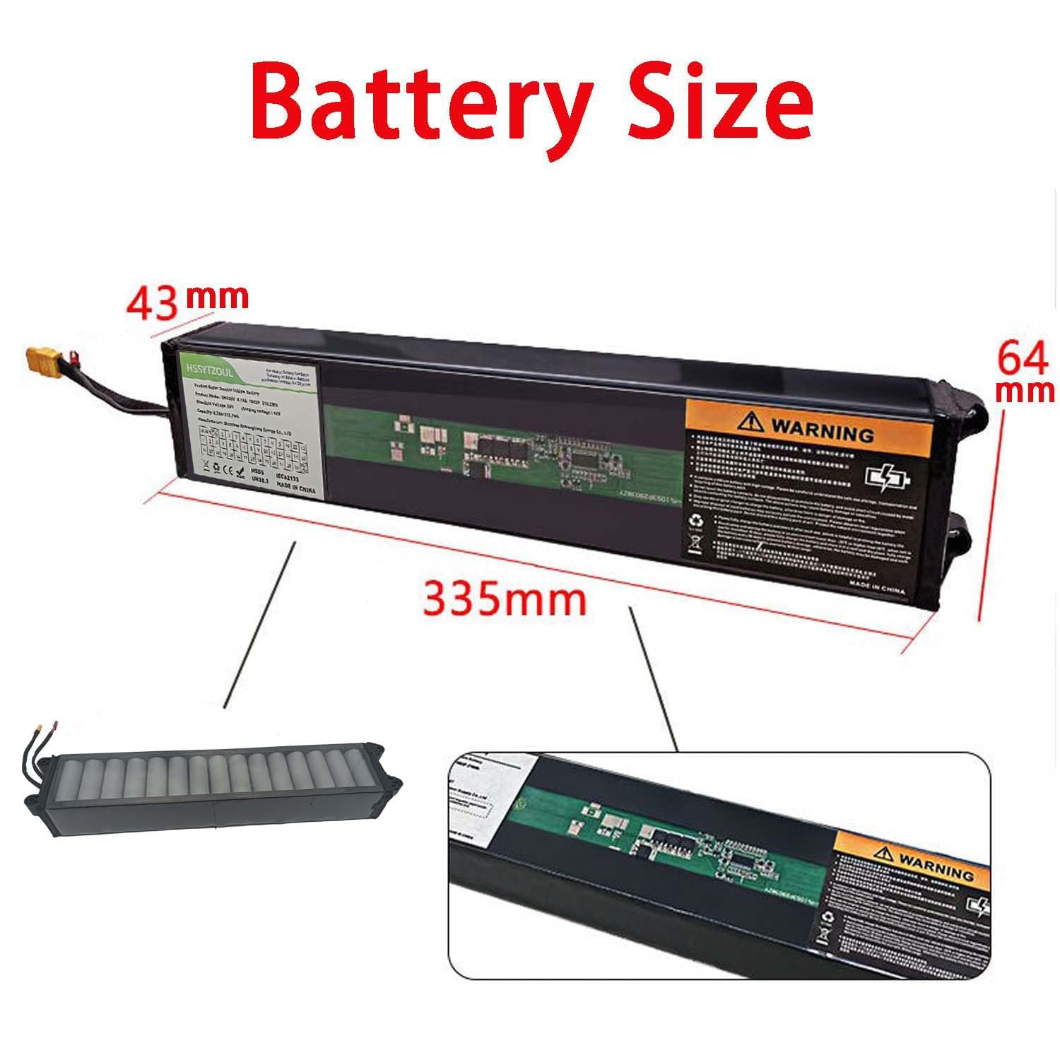 Akumulator skutera elektrycznego 36 V 6AH / 7.5AH / 7.8AH / 8.7AH Akumulator Akumulator skutera elektrycznego Akumulator wymiany akcesorium do wbudowanej baterii skutera M365,36v,7.5ah