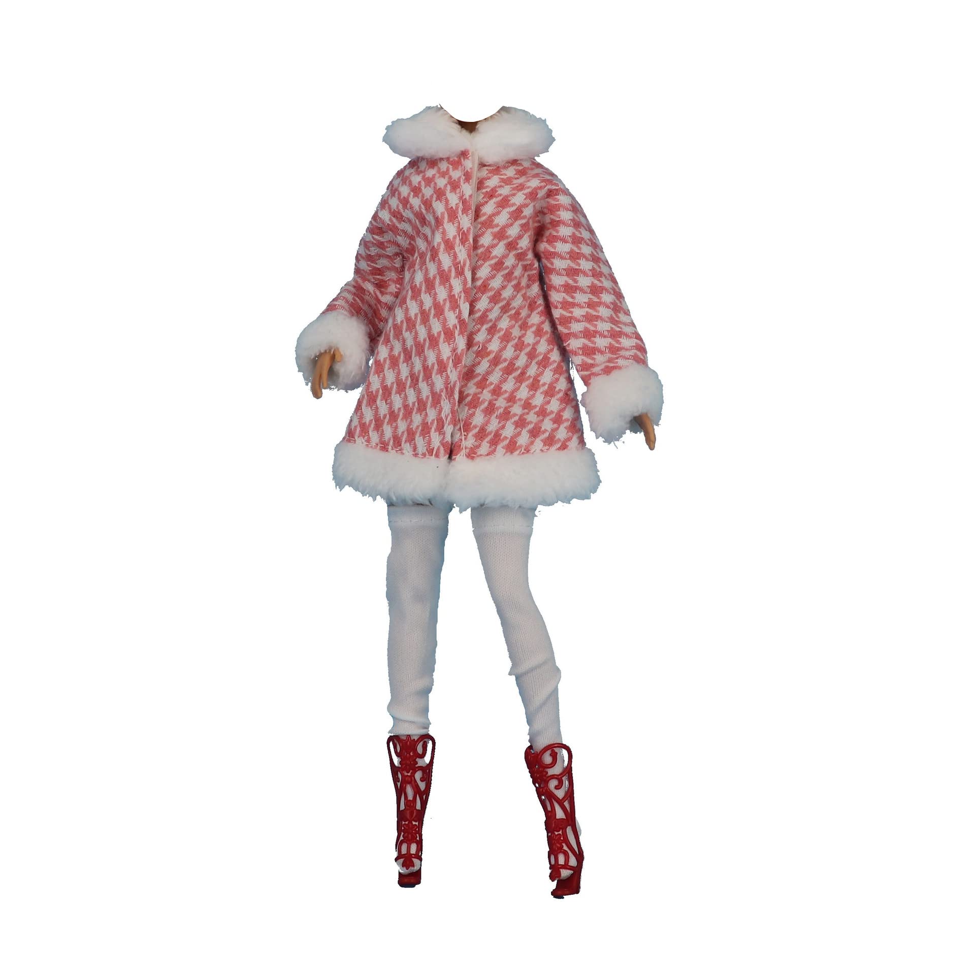 Lance Home Doll Clothes, 5Pcs Handmade Clothes Vintage Dress for 29cm Doll Outfit Costume Suit for 11.5 inch Dolls Baby Random Style - Image 2