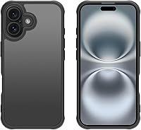 Vista 34 de Funda Translúcida Mate para iPhone 11, [Protección contra Caídas de Grado Militar de 10 Pies] Parachoques Protector Delgado Duradero Resistente a