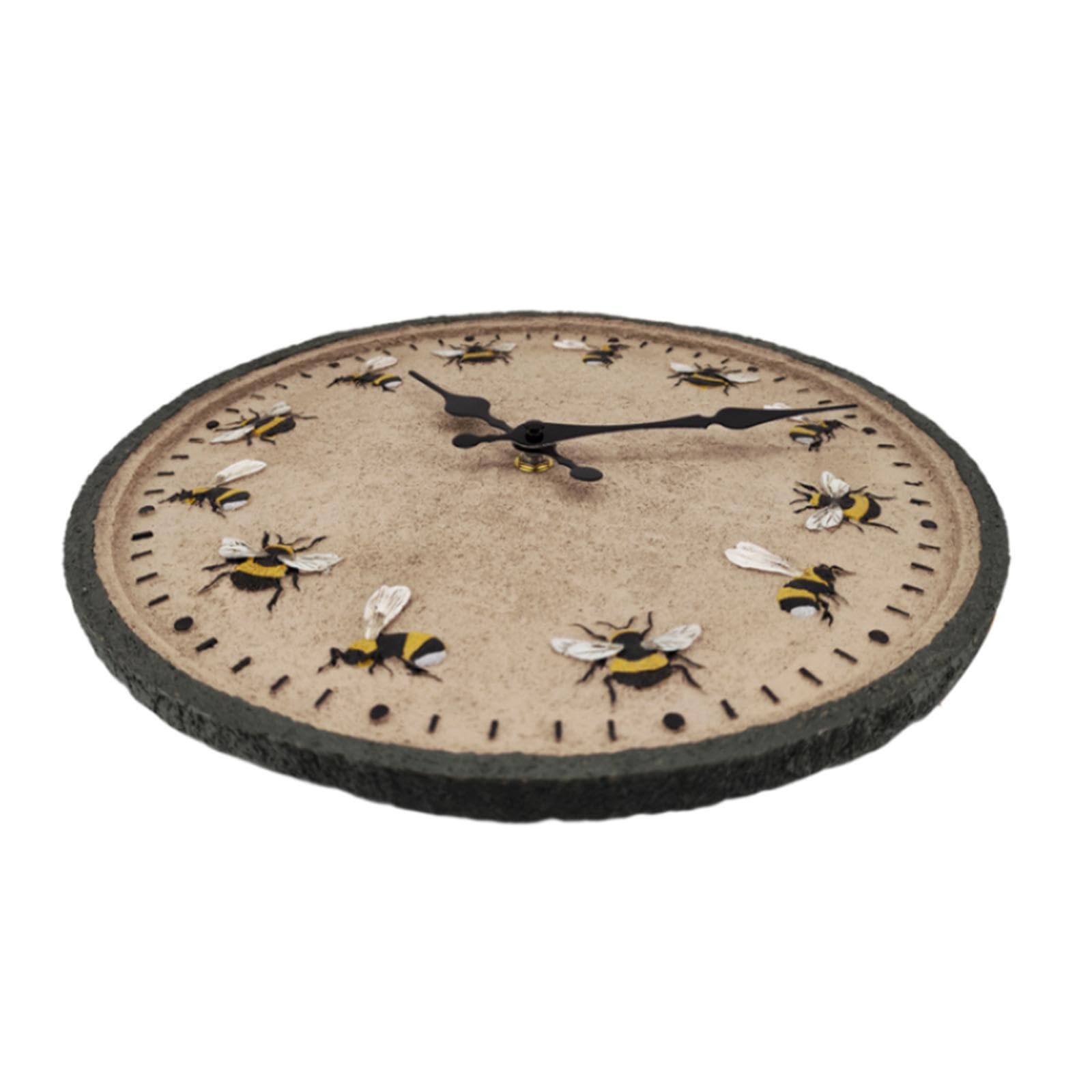 Orologio da Parete in Resina Impermeabile, Leggero, di qualità, con Decorazioni a Forma di Ape, Diametro 30 cm, per casa e Ufficio