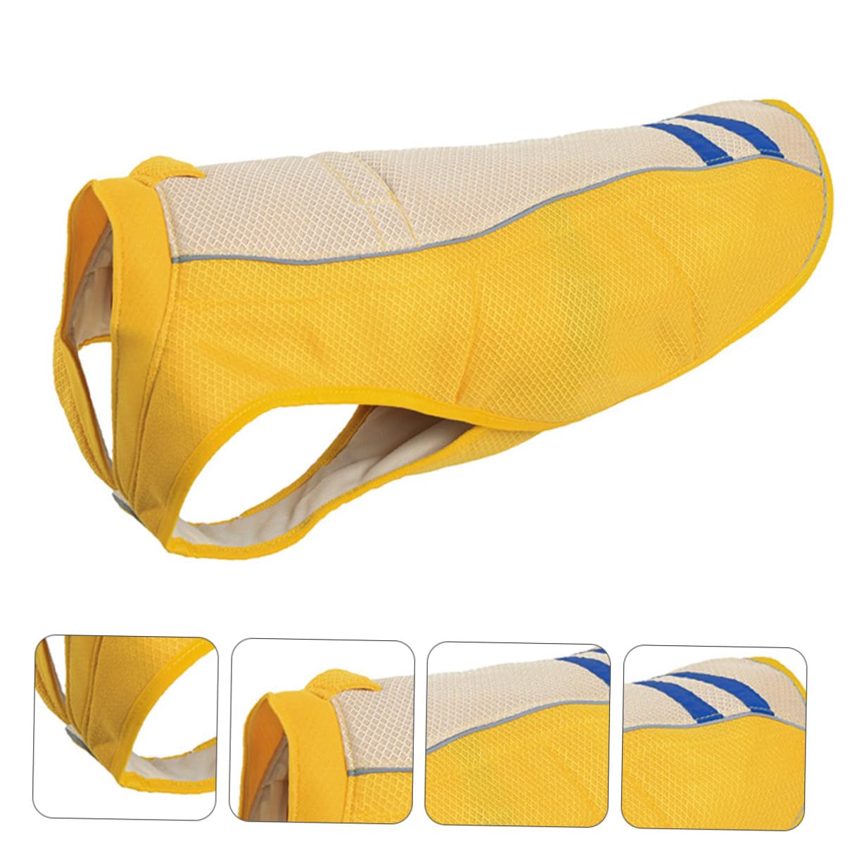 DOITOOL Gilet Rafraîchissant pour Chien et Chat Gilet Solaire Respirant en Tissu Léger Taille L Protection Été Animaux de Compagnie Usage Extérieur