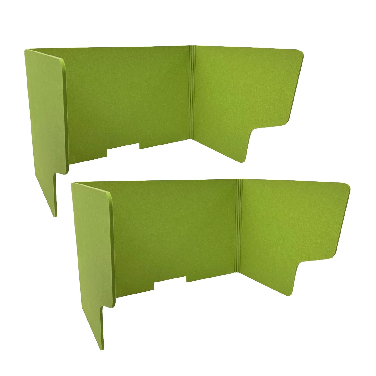 HJYCLFAZU Acoustic Desk Divider - 2 Pack, Freestanding Sound Absorbing Partition, Portable 24x31x39 cm, Customizable Partition for Noise Reduction