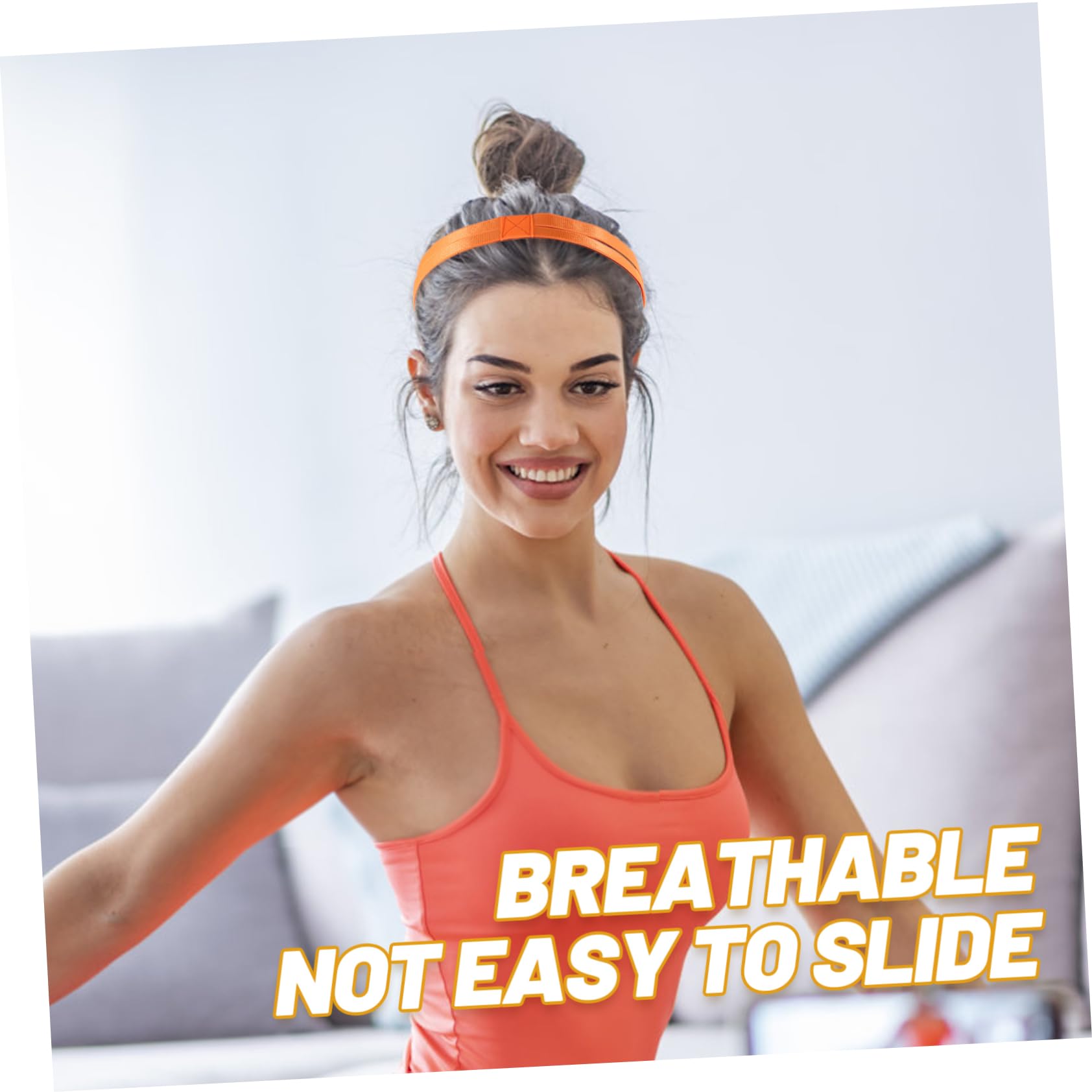 Milisten Bandeau en Tissu pour Entraînement Bandeau Respirant Bandeau Athlétique
