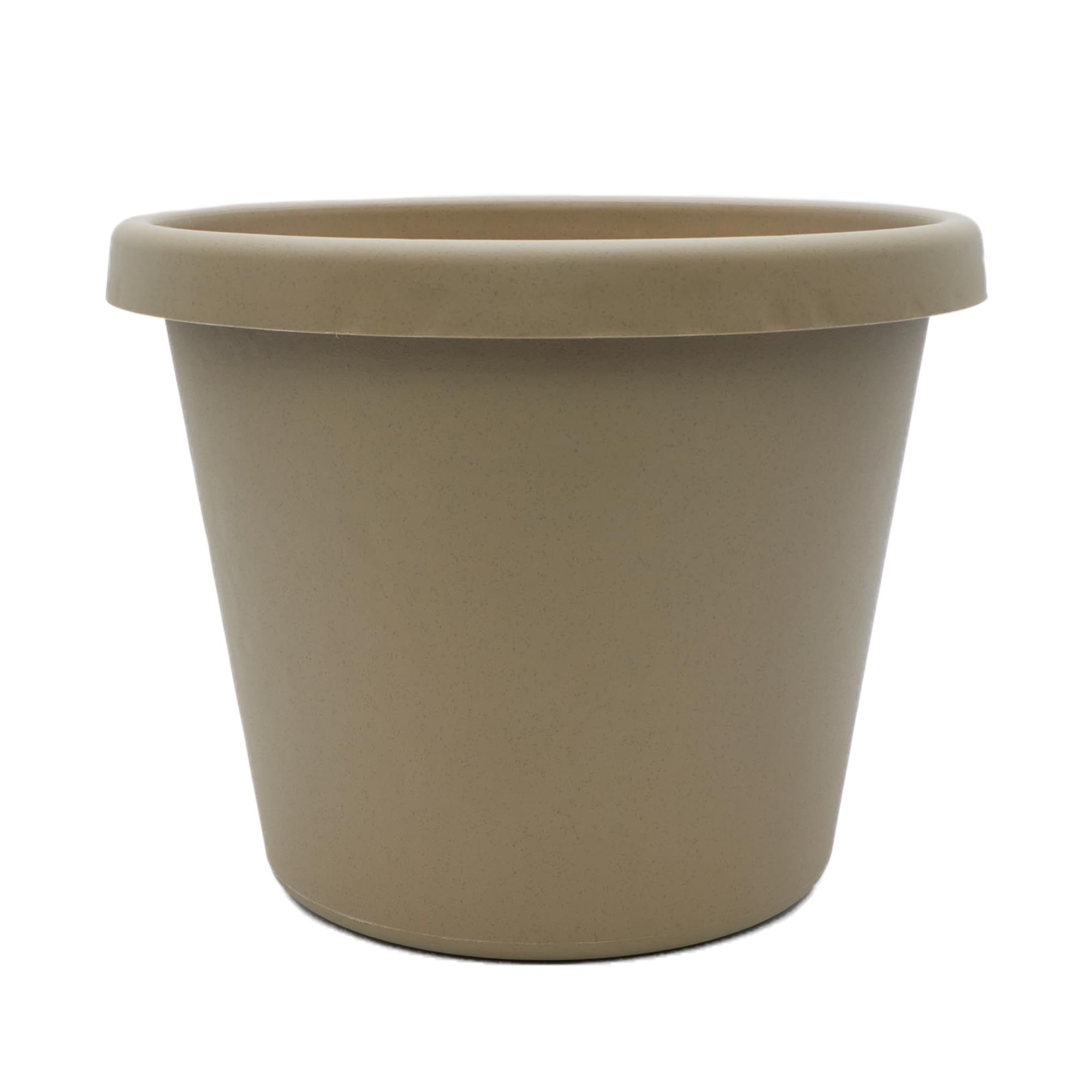 The HC Companies Plastic Planter, Sandstone, 10"