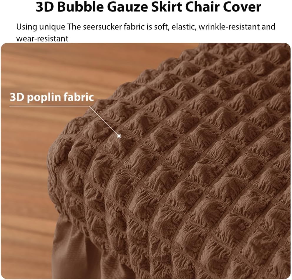 Dining Chairs Covers Parson Chair Slipcovers Protector Removable Dining Room Chair Cover for Home Ceremony Banquet Wedding Hotel,Blue,4PCS