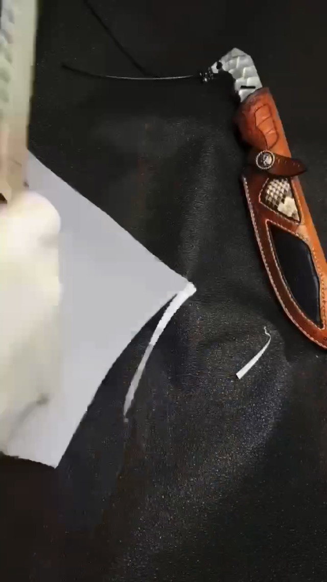 Amazon.co.jp: Irai Utaki アウトドアナイフ フルタングナイフ【霜魂