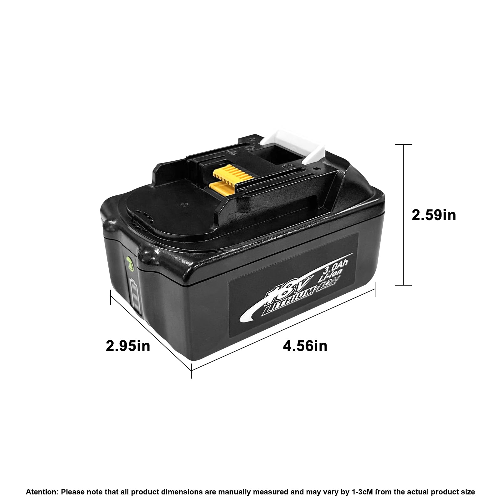 Amazon.com : BL1830 18V 3.0Ah 54Wh Lithium-Ion Battery Replacement