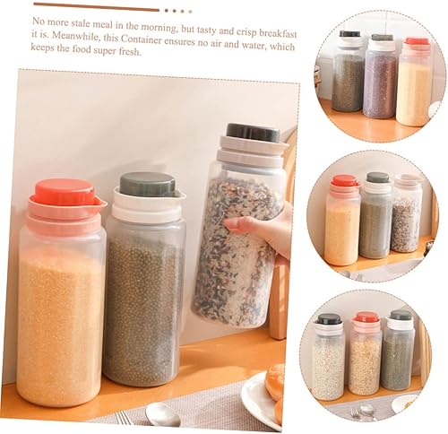 Miniatura 3 de Tarro hermético multigrano de plástico para almacenamiento de harina, contenedor de almacenamiento de cereales gruesos, dispensador de arroz
