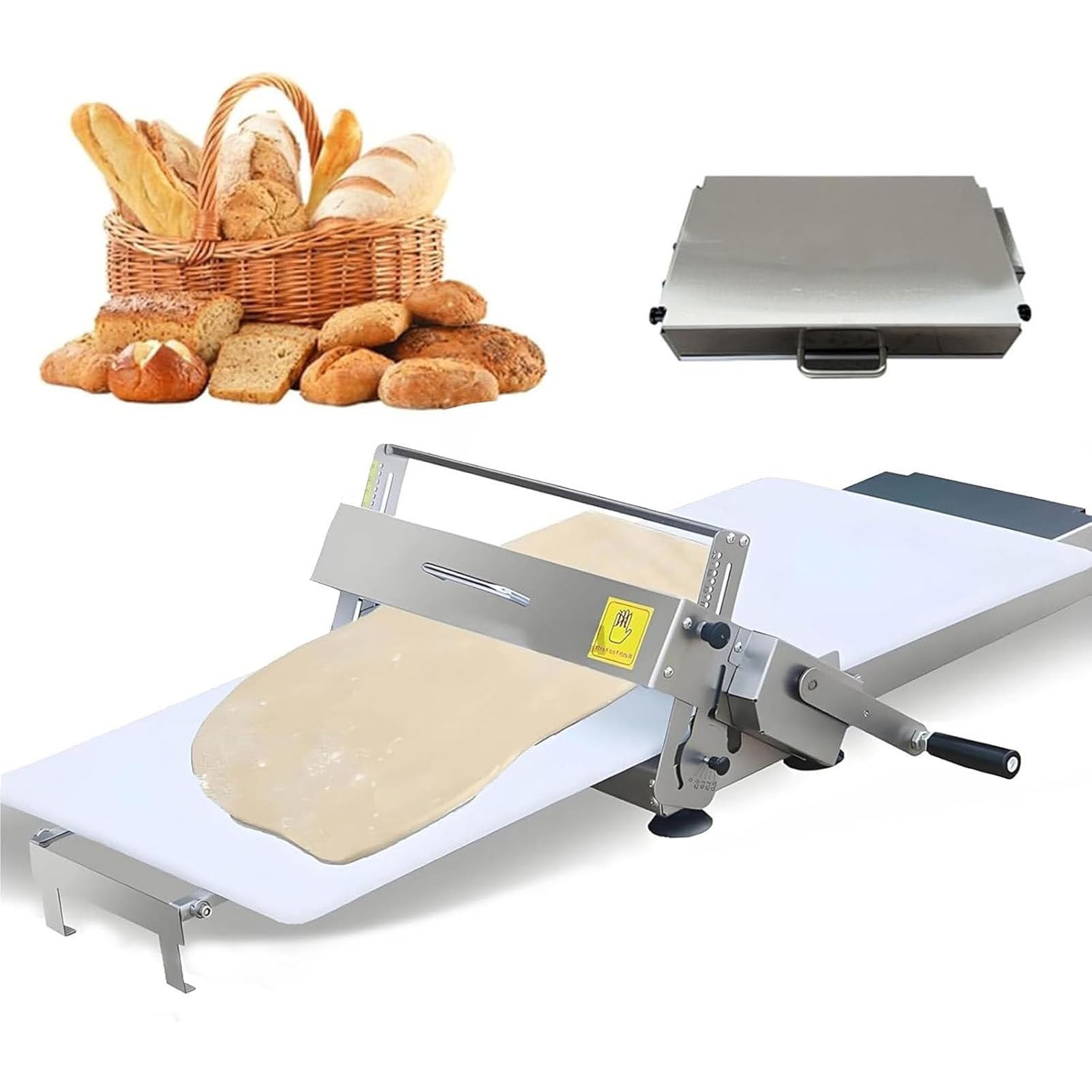 Amasadora manual de mesa con grosor ajustable para masa de hojaldre Model-300