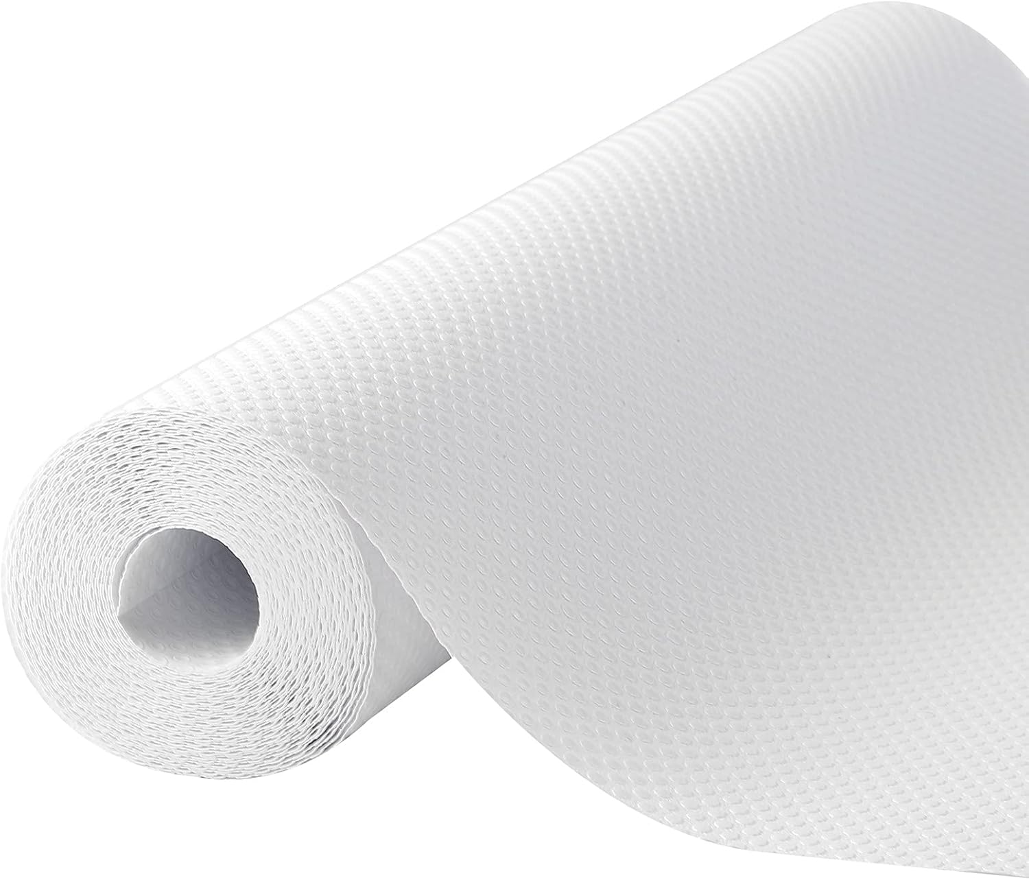 Shelf Liner White 14 x 96 Inches Drawers Liners Non-Adhesive, Cabinet Liners for Shoe Cupboards, Closet and Pantry -