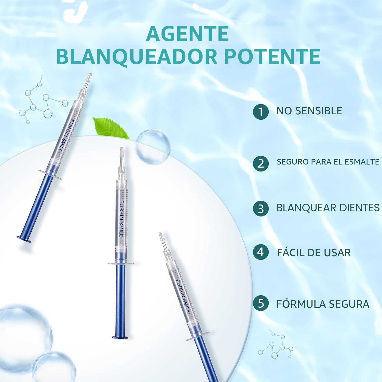 Kit Profesional de Blanqueamiento Dental en Casa 32 LED Luz Azul Juego de Blanqueamiento de Dientes 4 Lápices Blanqueadores PAP Gel Kit de Blanqueamiento Dental