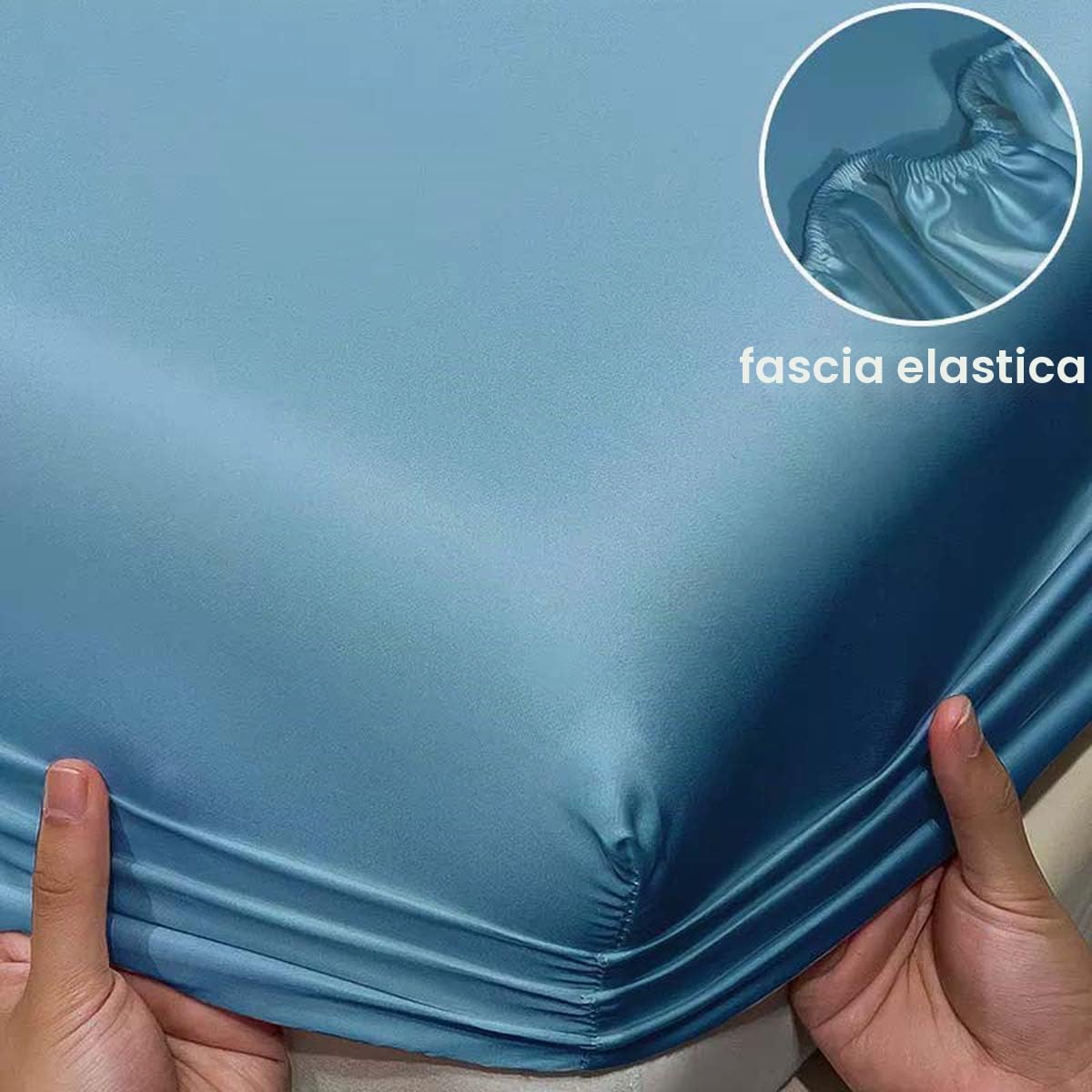 Lenzuolo con angoli rinfrescanti, con tasca profonda, elastico, morbido, resistente allo sbiadimento, comodo, traspirante, estivo, per sudorazione notturna (180 x 200 cm, grigio)