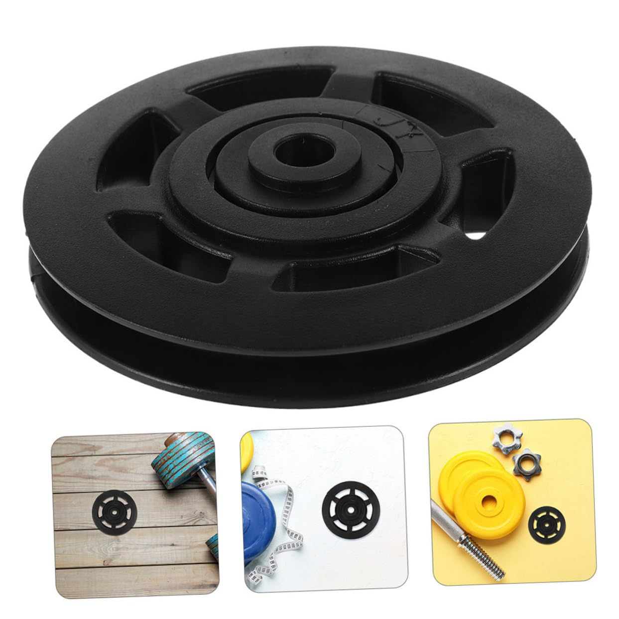 HEMOTON 10piezas Poleas De Ejercicio Resistente Abrasión para Equipos De Gimnasio Poleas De Rodamiento De Accesorios De Gimnasio para Casa