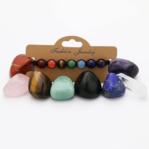 Miniatura 5 de Piedras de chakra, juego de cristales de chakra, cristales curativos, cosas espirituales, Cuarzos de energía y piedras curativas, cristales para
