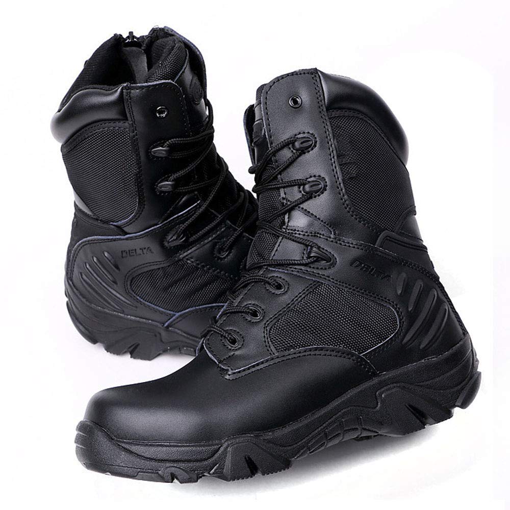 LiliChan Uomo Tactical Boots Delta zip laterale scarpe Militare Lavoro 8 pollici Army