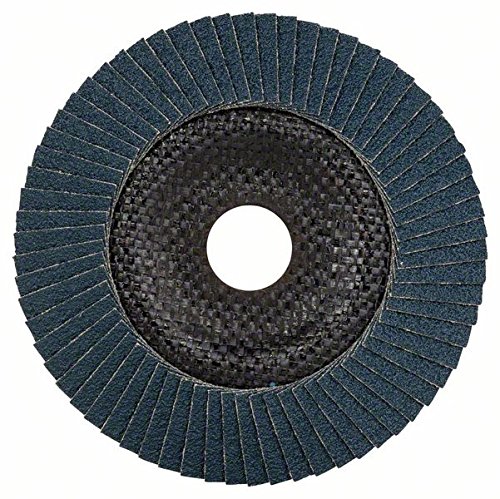Bosch DIY tarcza szlifierska wachlarzowa (do szlifierek kątowych, różne materiały, wersja wypukła, Ø 125 mm, ziarnistość 60)