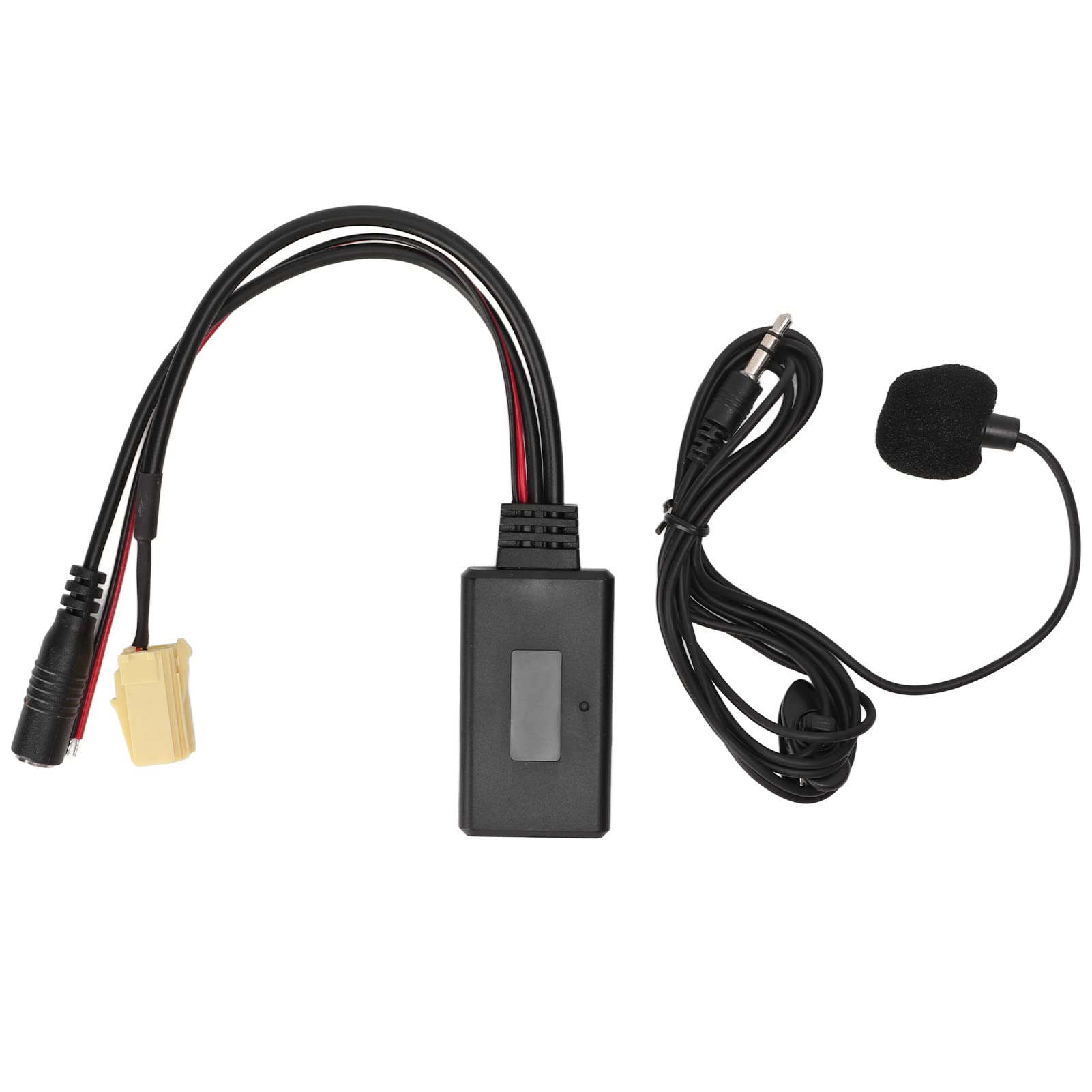 Cavo adattatore audio Aux Bluetooth 5.0 con microfono vivavoce adatto per 159 2005+ e 500 Grande Punto Nuova Panda Qubo Fiorino, ricevitore musicale wireless connettore Plug and