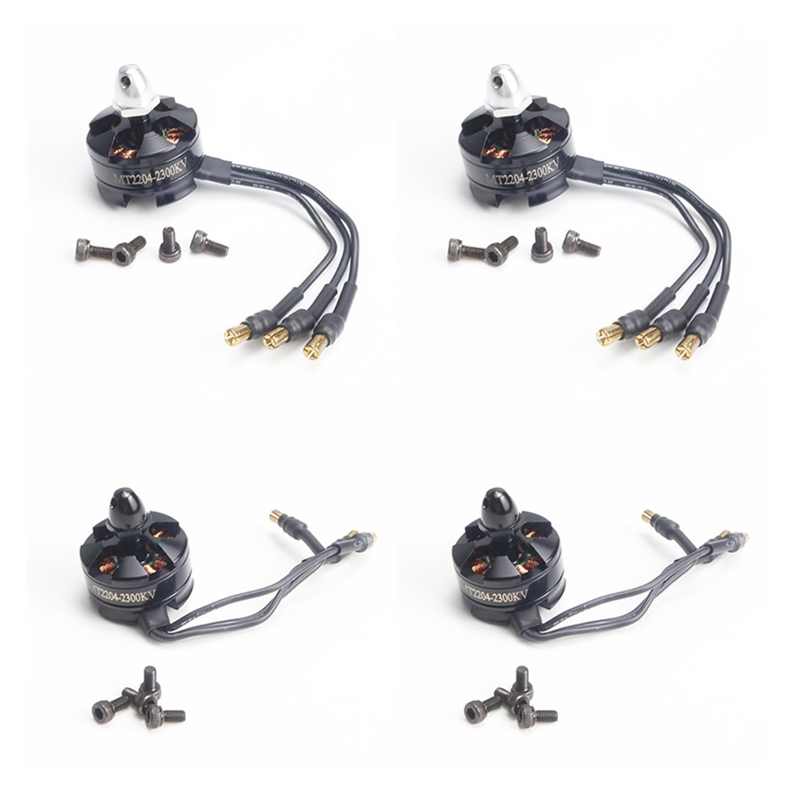 1 sztuk/4 sztuk MT2204 2204 2300KV bezszczotkowy silnik Quadcopter 250 QAV250 dla Mini 210 250 280MM czteroosiowy samolot FPV CW CCW(2CW and 2CCW)