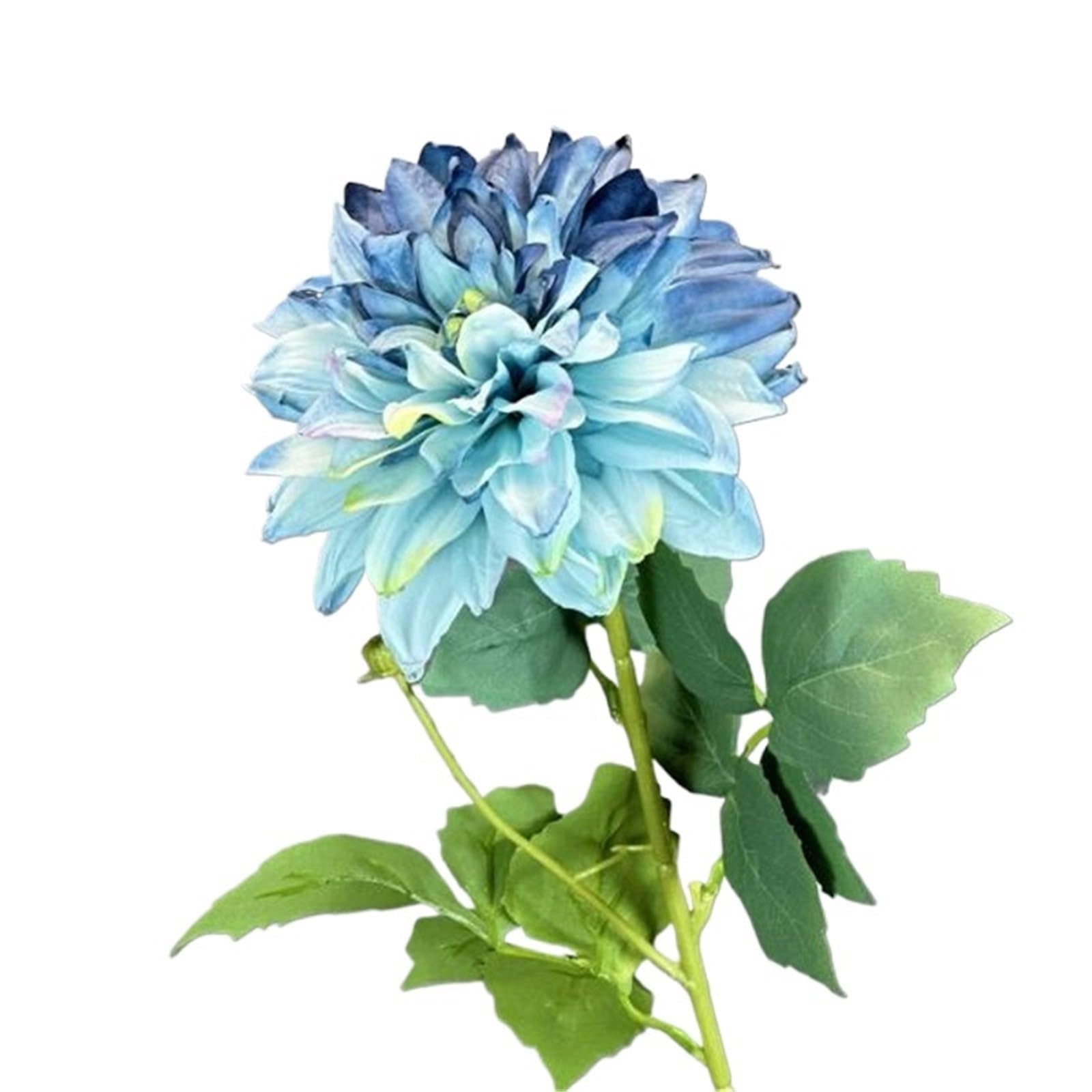 LXLAEOANG Artificial Flower Branches 5 Pcs Artificial Single Stem Dahlia Chrysanthemum Simulation Autumn Peony Wedding Floral Accessories Decoration Material(Color1)