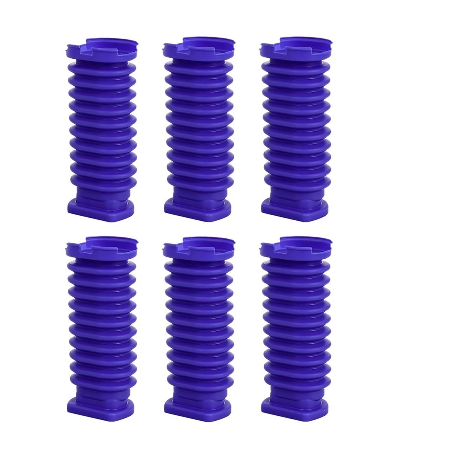 EEZII Vacuum Cleaner Blue Hose，Compatible For Dyson，V8 Slim/V10 Slim/V12 Slim/V15 Slim/SV18/SV20/SV10K(6pcs)