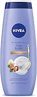 NIVEA Shea Butter Nourishing Body Wash, Moisturizing Body Wash for Dry Skin, 20 Fl Oz Bottle