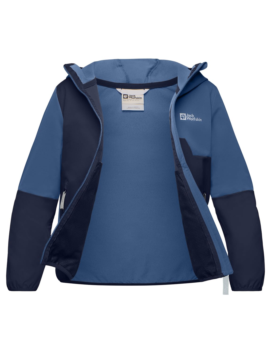 Jack Wolfskin Turbulence Hooded Jkt K Veste softshell Mixte enfant