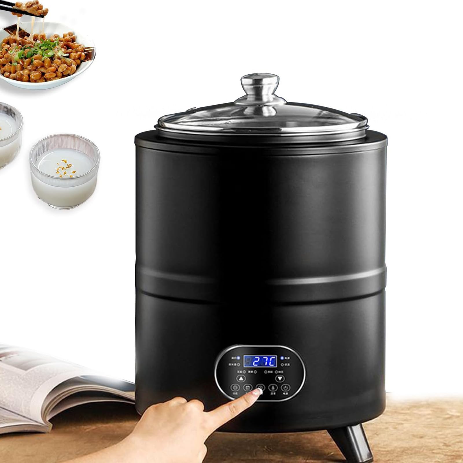 Elektryczny jogurtownik 8L/12L, inkubator do jogurtu, fermentacja