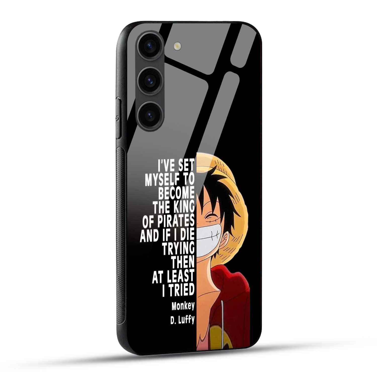 NDCOM S23 Back Cover | Premium Samsung S23 Back Cover | Samsung S23 Cover Anime One Piece Monkey D. Luffy Printed Glass Case (B0CXDZYJC2) Amazon Price History, Amazon Price Tracker