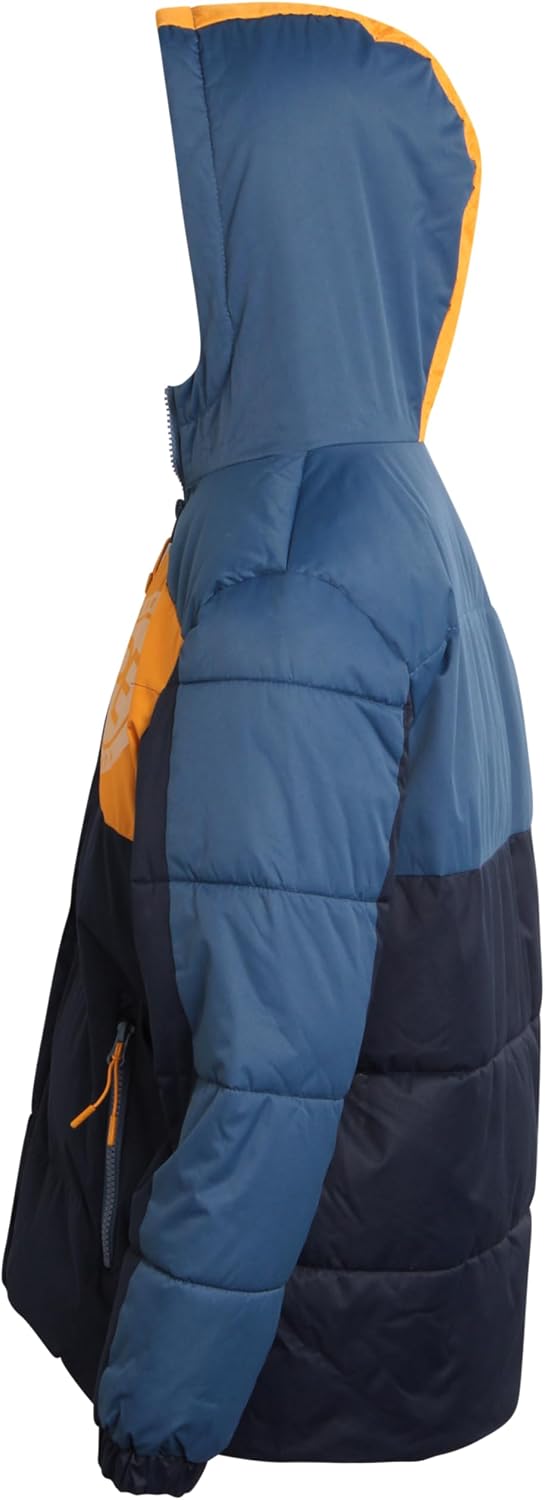 Perry Ellis Boys Winter Coat - Quilted Hooded Puffer Jacket with Fleece Lining - Lightweight Outerwear for Boys (Sizes 8-18)