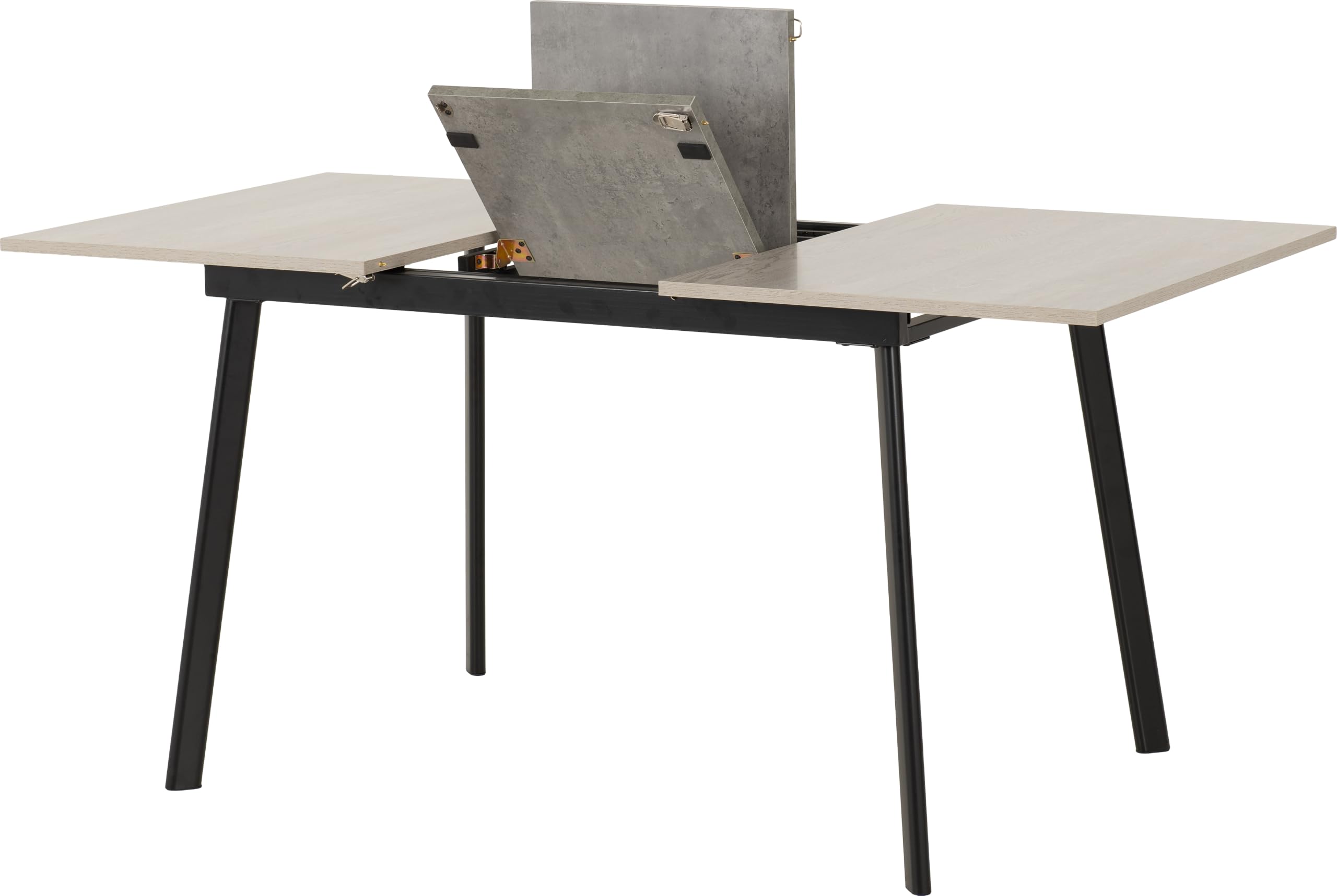 Seconique Avery Extending Dining Table - Concrete And Grey