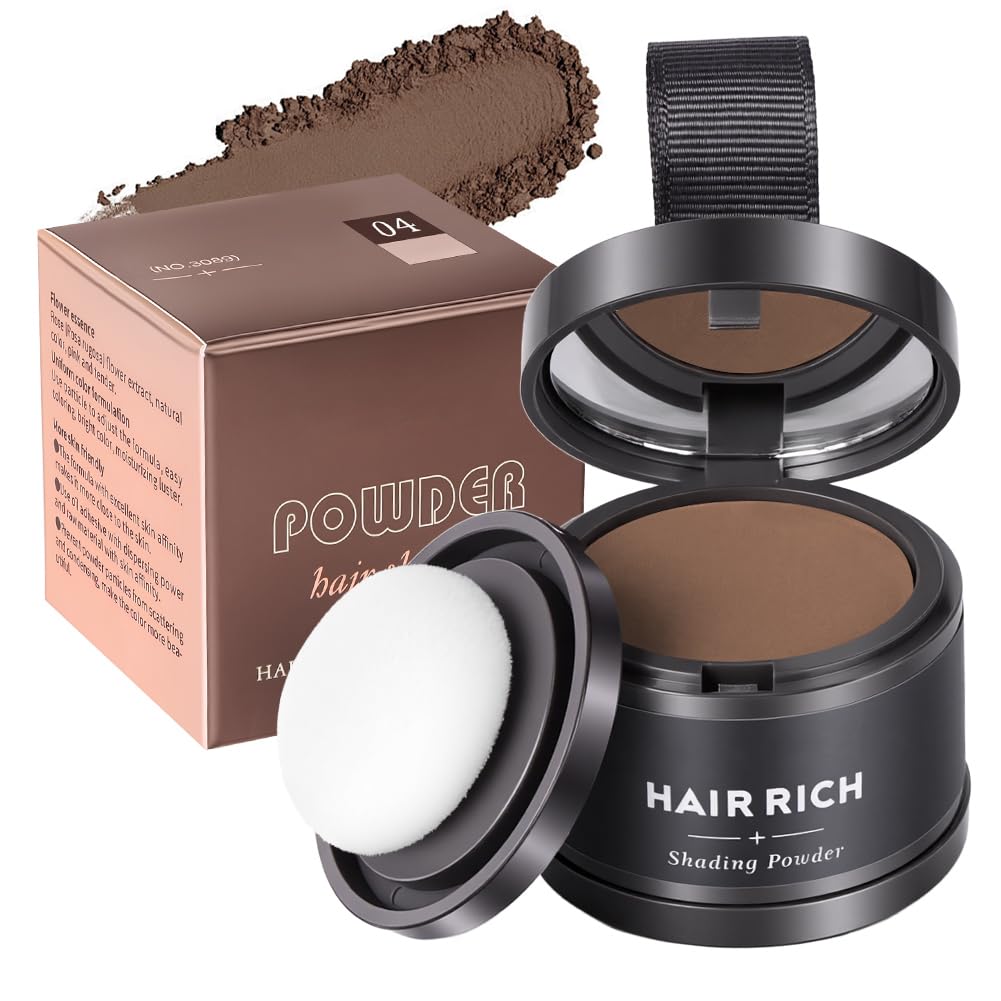 ALIIP Sombra para el Cabello,4g Retocador de Raíces en Polvo Corrector de Raíces,Polvo para la Línea del Cabello Debilitado,Hairline Powder para Cubre Rápidamente Canas Mujer y Hombre (Negro Natural) — view 13
