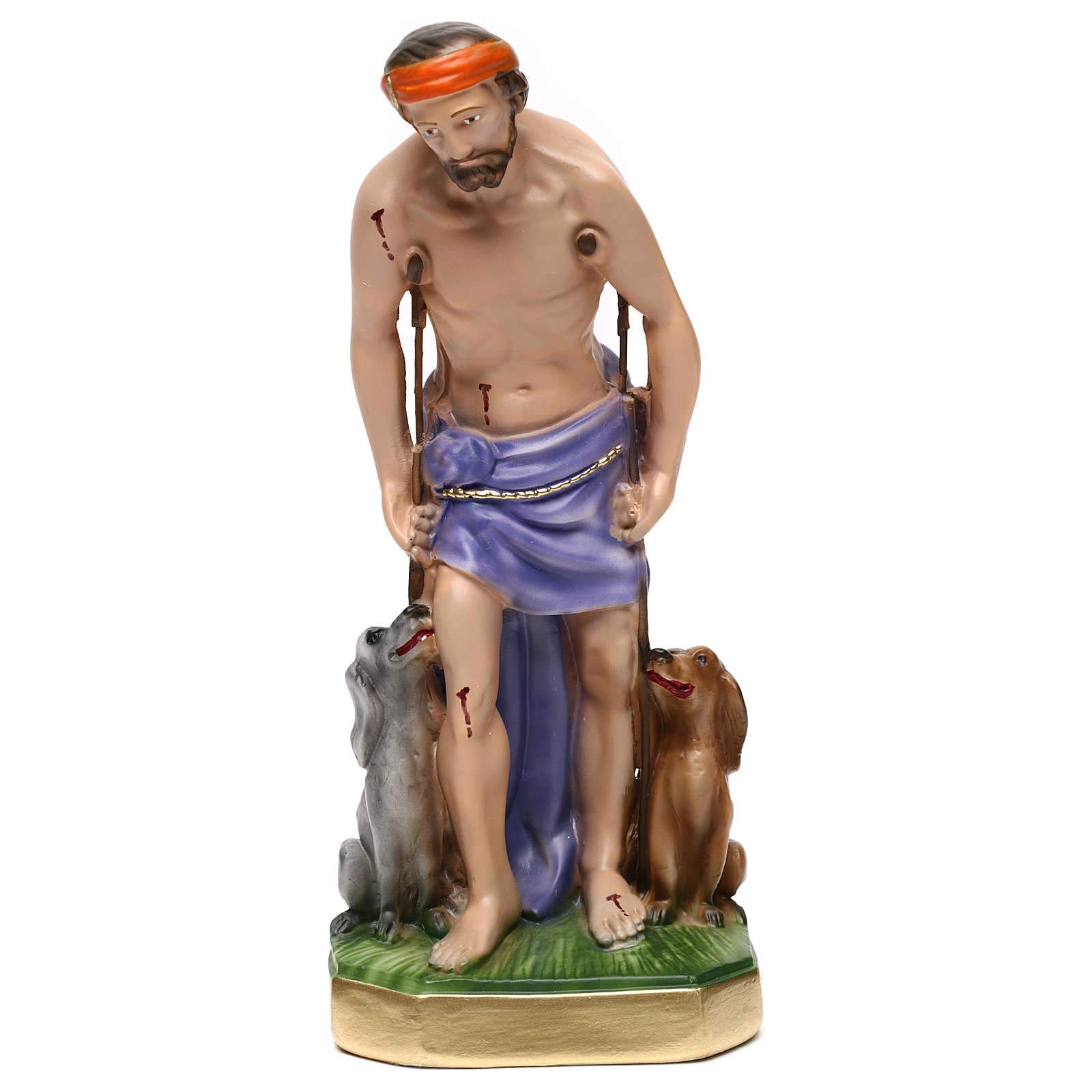 Holyart Statua in gesso San Lazzaro 30 cm