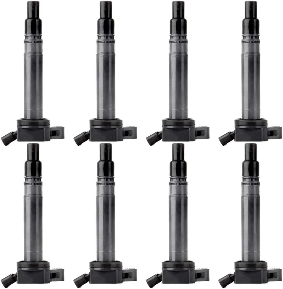 OCPTY Ignition Coil Coils Pack fits UF507 C1596 5C1653,for Toyota Tundra 5.7L 2007-2016,for Tundra 4.6L 2010-2016,for Sequoia 5.7L 2008-2016,for ES300h 2.5L 2013-2016 set of 8