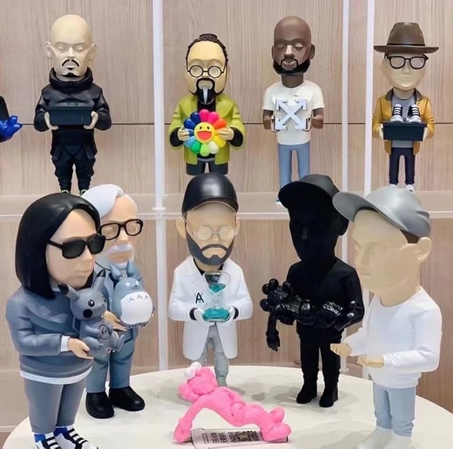 mighty jaxx kaws フィギュア　ブライアンドネリー　２種セット Amazon.co.jp: 著名人 アーティスト 俳優 デザイナー 文化人