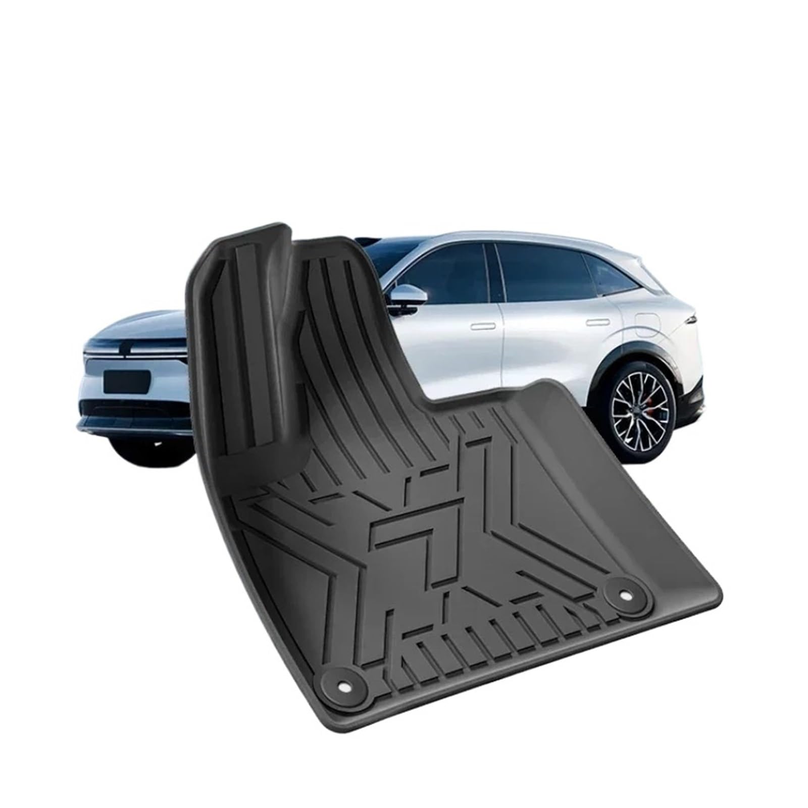 Car Floor Mats Compatible with Zeekr 7X 2024 2025 TPE Foot Pads Trunk Cushion Waterproof Wear-Resistant Internal Car — view 2