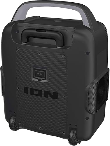 Miniatura 7 de ION Deporte 320-200 vatios altavoz Bluetooth al aire libre fiesta con batería recargable, radio FM, luces, carga USB, aplicación, sonido