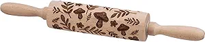 Primitives by Kathy Small Mushrooms Rolling Pin